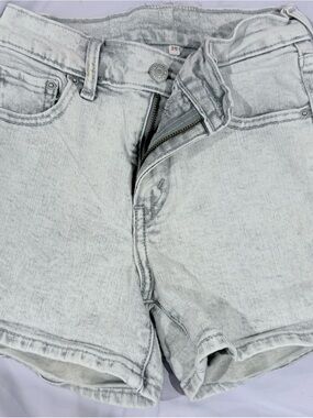 Women’s Light Gray Denim Shorts